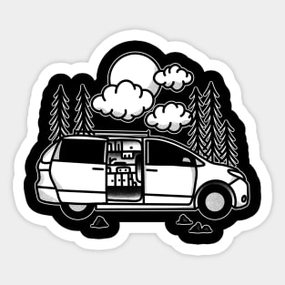 Toyota sienna camper van conversion Sticker